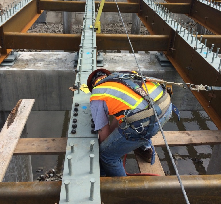 GBA performing bridge construction on Johnson Drive in Mission, KS