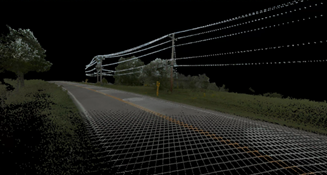 Lidar road example 1