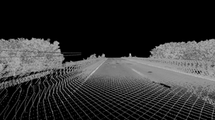 Lidar road example 2