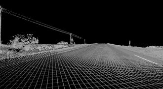Lidar road example 3