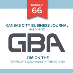 GBA ranked #66 on this year’s Kansas City Business Journal’s Top 150 Private Companies List, jumping 7 spots from 2022.